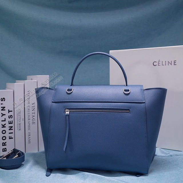 Celine女包 賽琳掌紋牛皮大號手提包 Celine belt bag鯰魚包 189103  slyd2031